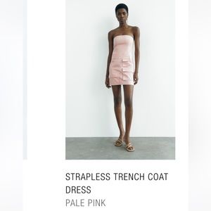 Zara Strapless Cargo Dress